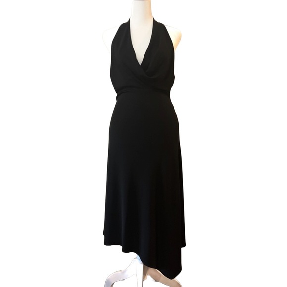 BCBGMaxAzria Dresses & Skirts - BCBGMAXAZRIA Black Halter Dress